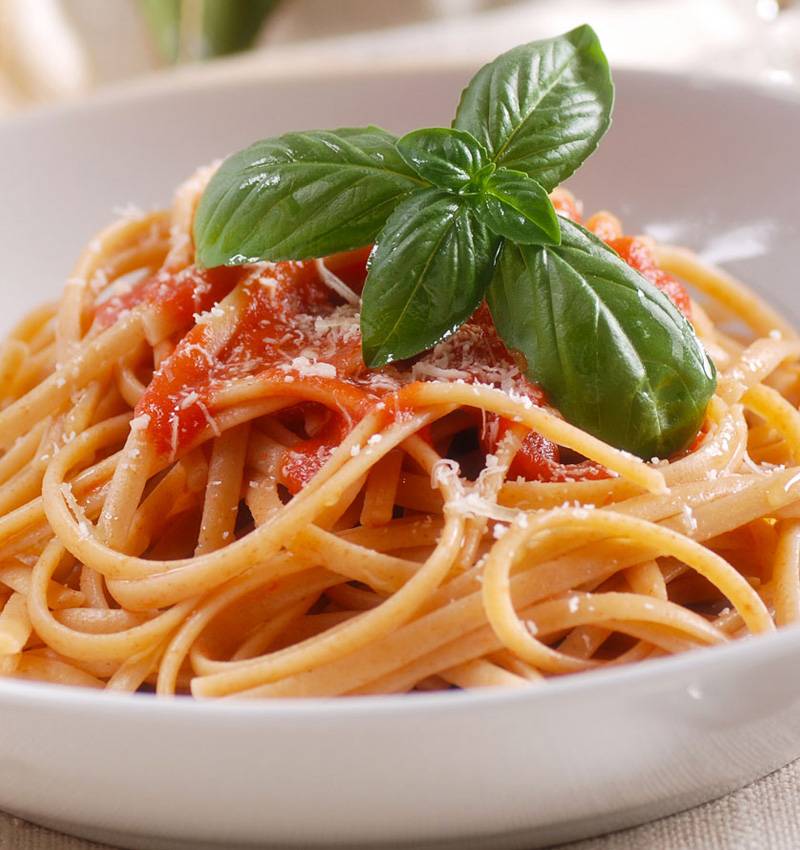 Pan y pasta integralesSalsa de tomate También el sofrito sienta bien