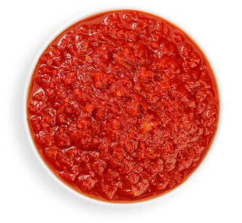 Finely chopped tomatoes