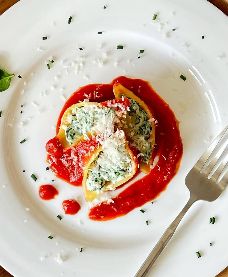 Four-Cheese Stuffed Shells