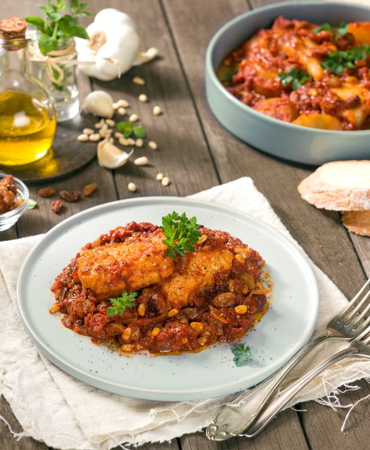 Baccalà in umido alla romana