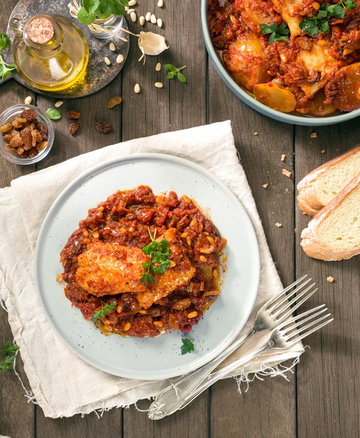 Baccalà in umido alla romana