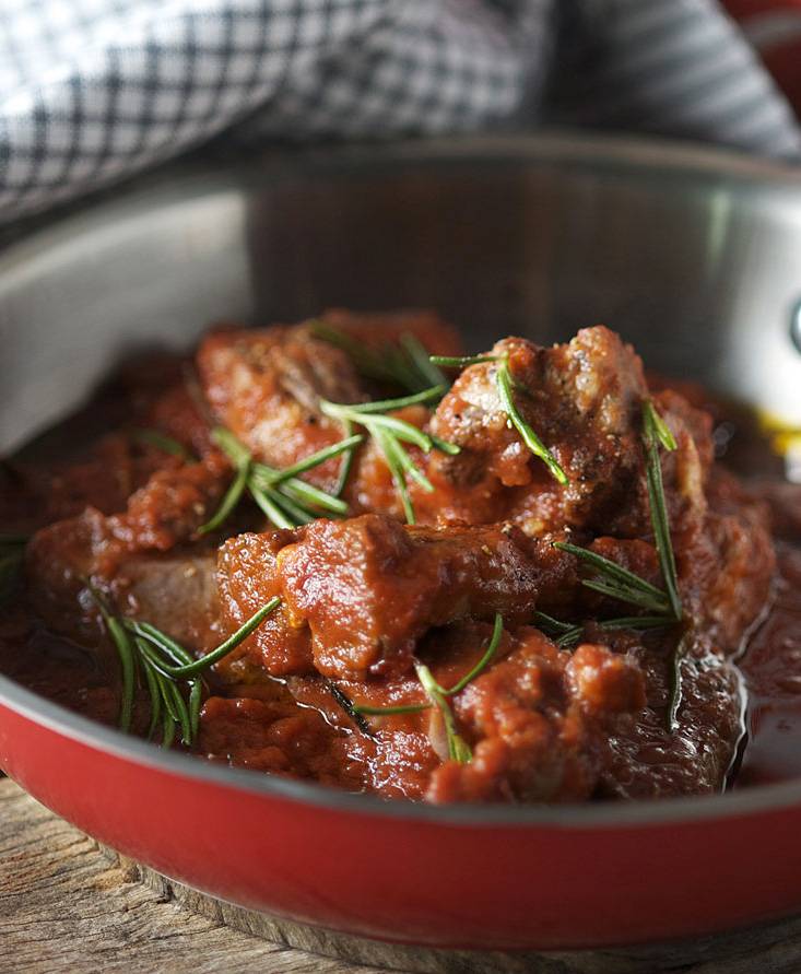 Estofado de costilletas de cordero