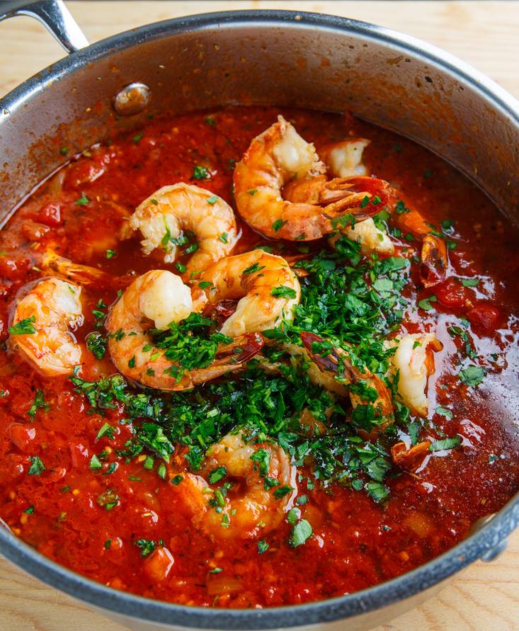 Spicy Garlic Shrimp Pasta