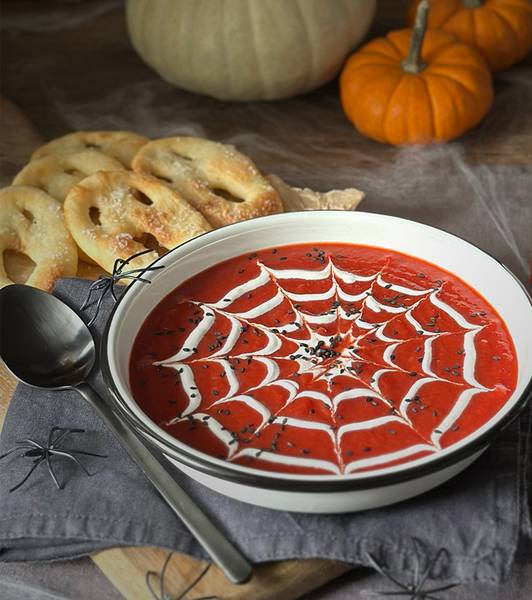 Halloween Tomato Soup