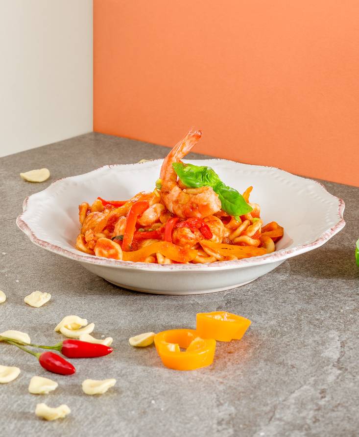 Orecchiette con pimiento