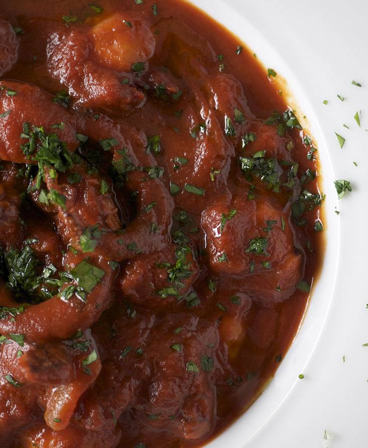 Octopus in Tomato Sauce