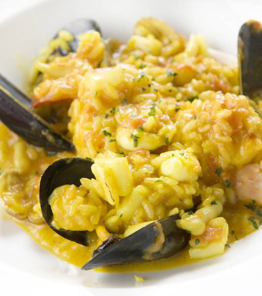 Mussels and clams risotto