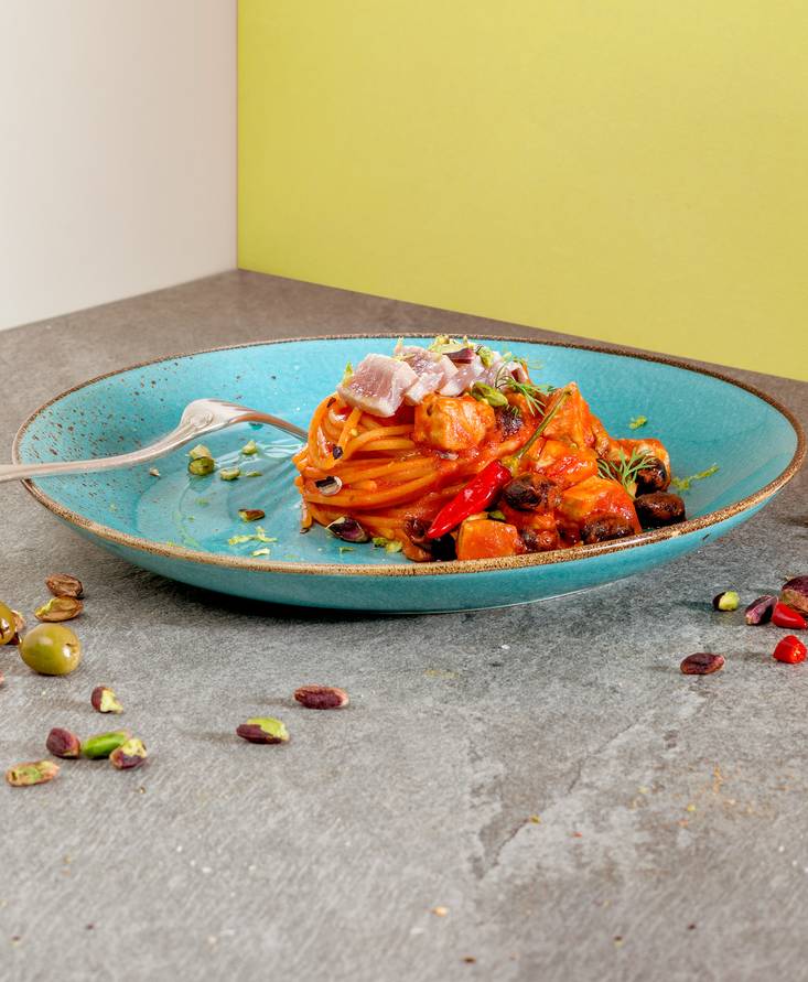 Spaghetti with Sicilian Tuna Sauce