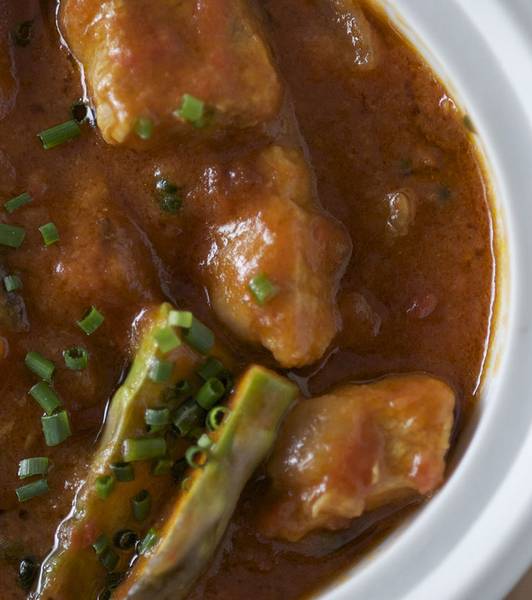 Asparagus beef stew